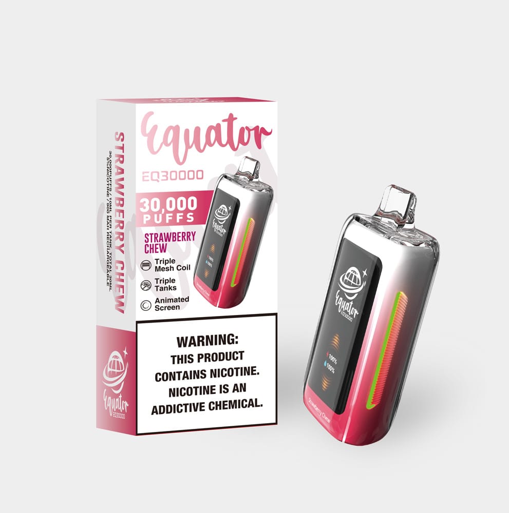 Equator EQ30000 6 strawberry_chew_near_me_shipping_best_vape_30000_puffsBuy_Vapes_Online_SouthernNewEngland_Fast_Delivery_DabDrip_com